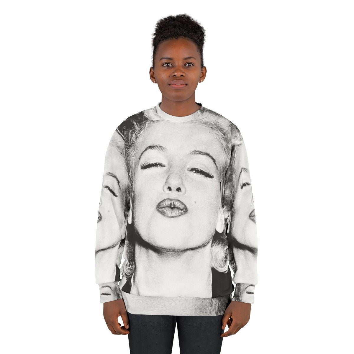 Vintage Black and White Marilyn Monroe Sweatshirt - women