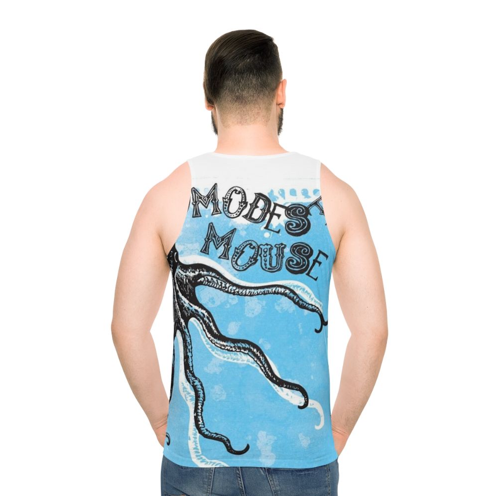 Modest Mouse Octopus Themed Unisex Tank Top - men back