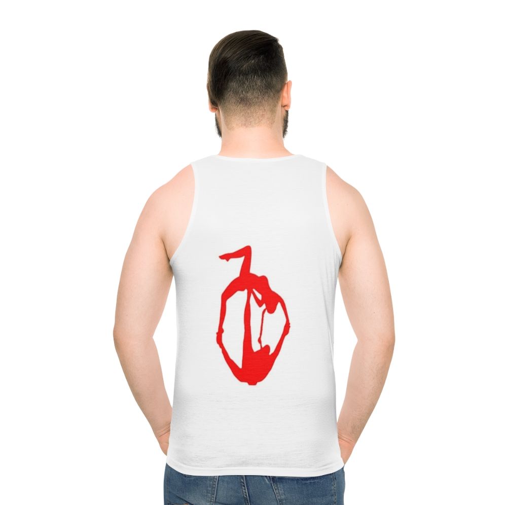 Acroyoga unisex tank top for fitness and yoga - men back