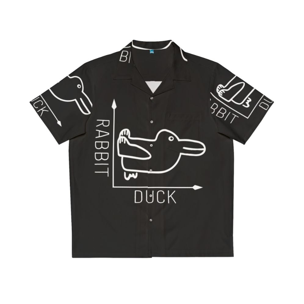 Wittgenstein Rabbit Duck Illusion Hawaiian Shirt