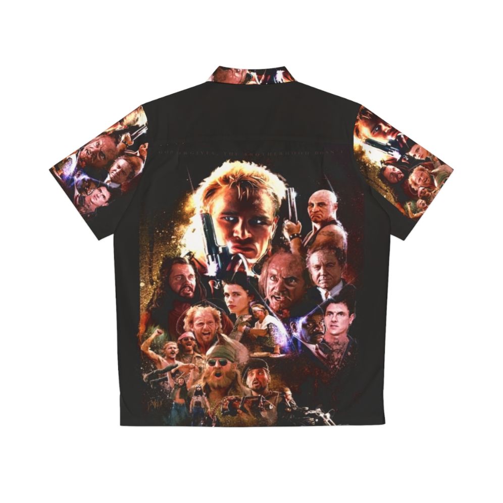 Vintage "Stone Cold" Hawaiian Shirt - Retro Movie Apparel - Back