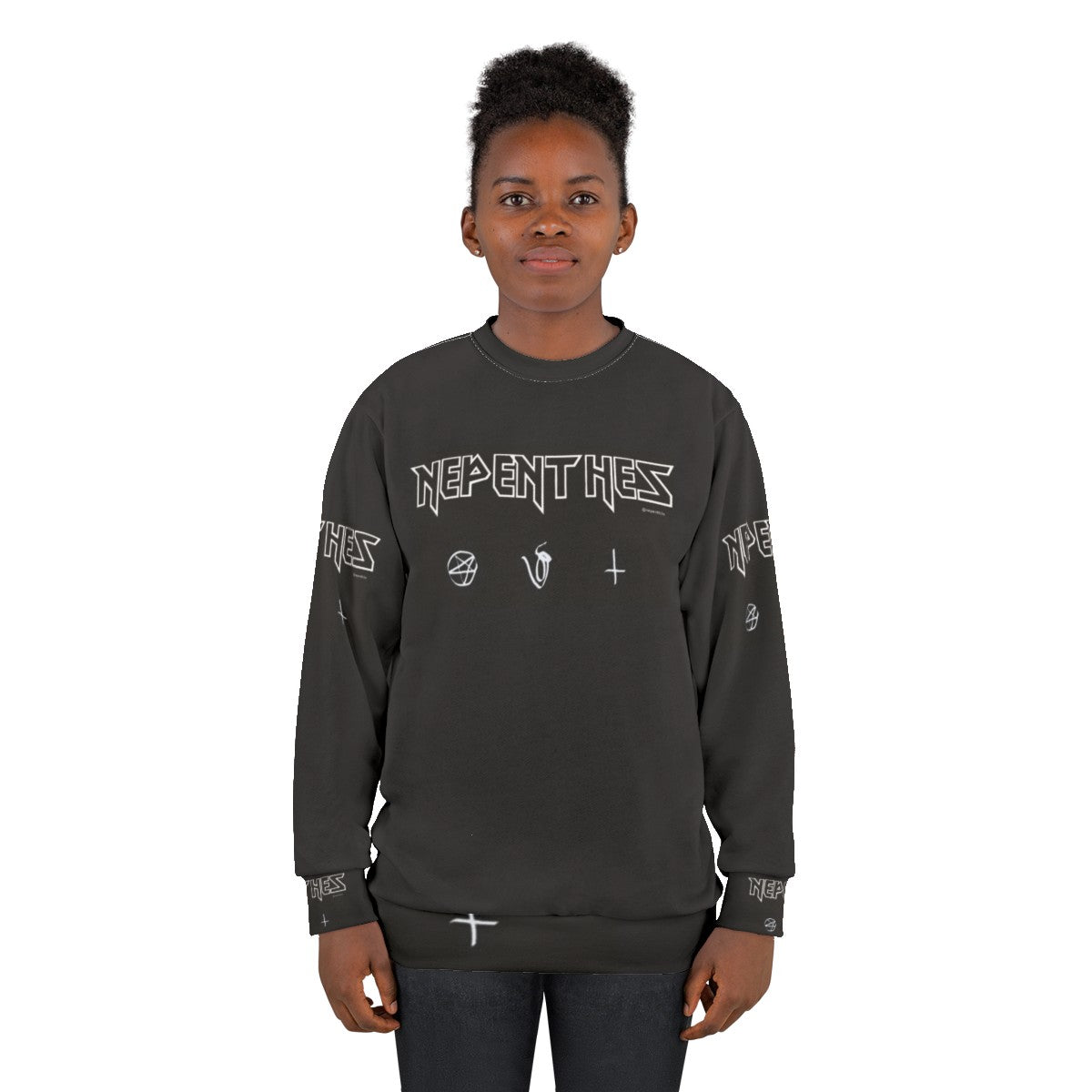 Nepenthes carnivorous plant sweatshirt - women