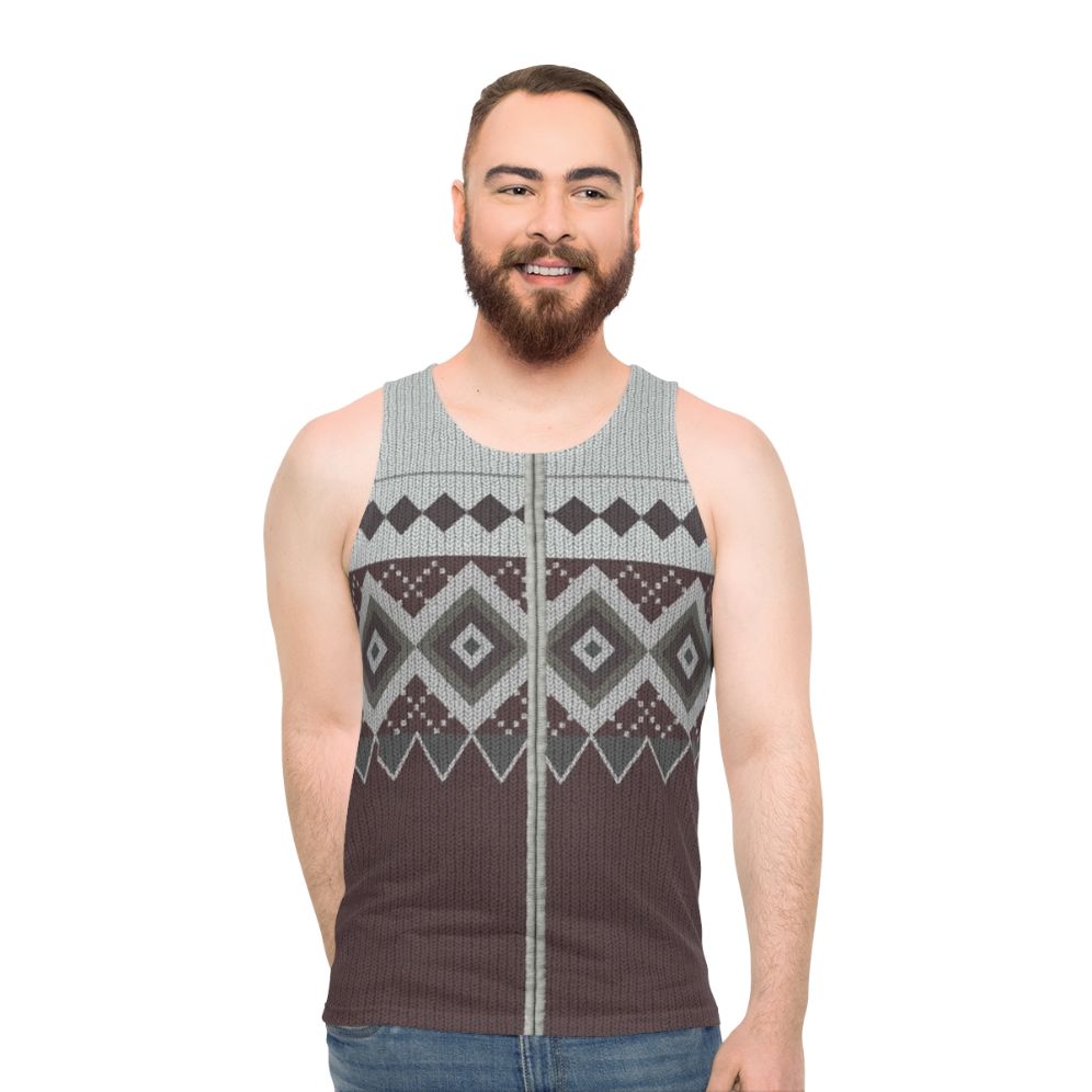 Inspired by Derek Jumper No. 1 Unisex Comedy Tank Top - men