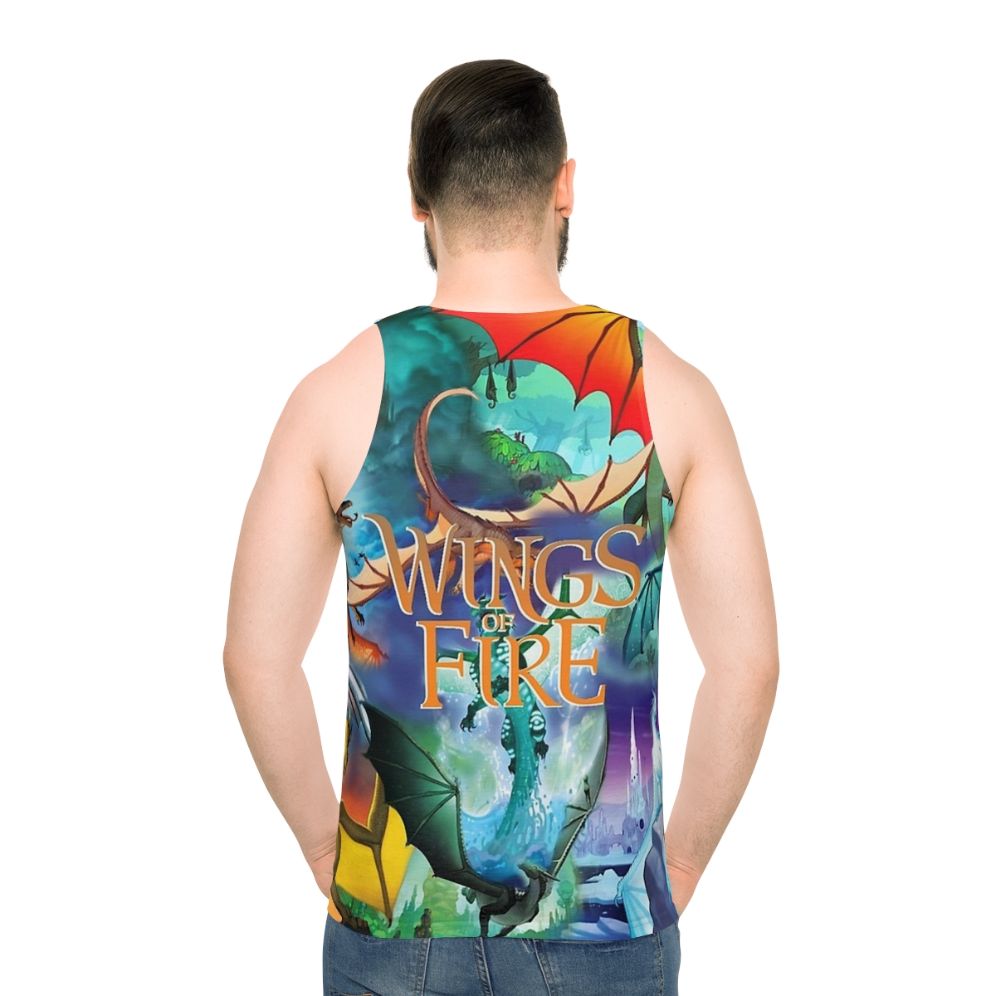 Wings of Fire Dragon Series Unisex Tank Top - men back