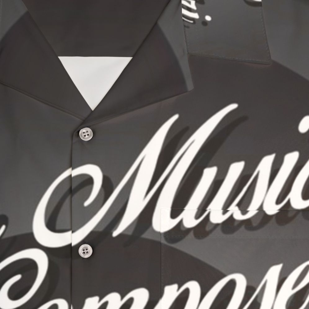 Movie Music Composers Hawaiian Shirt - Detail