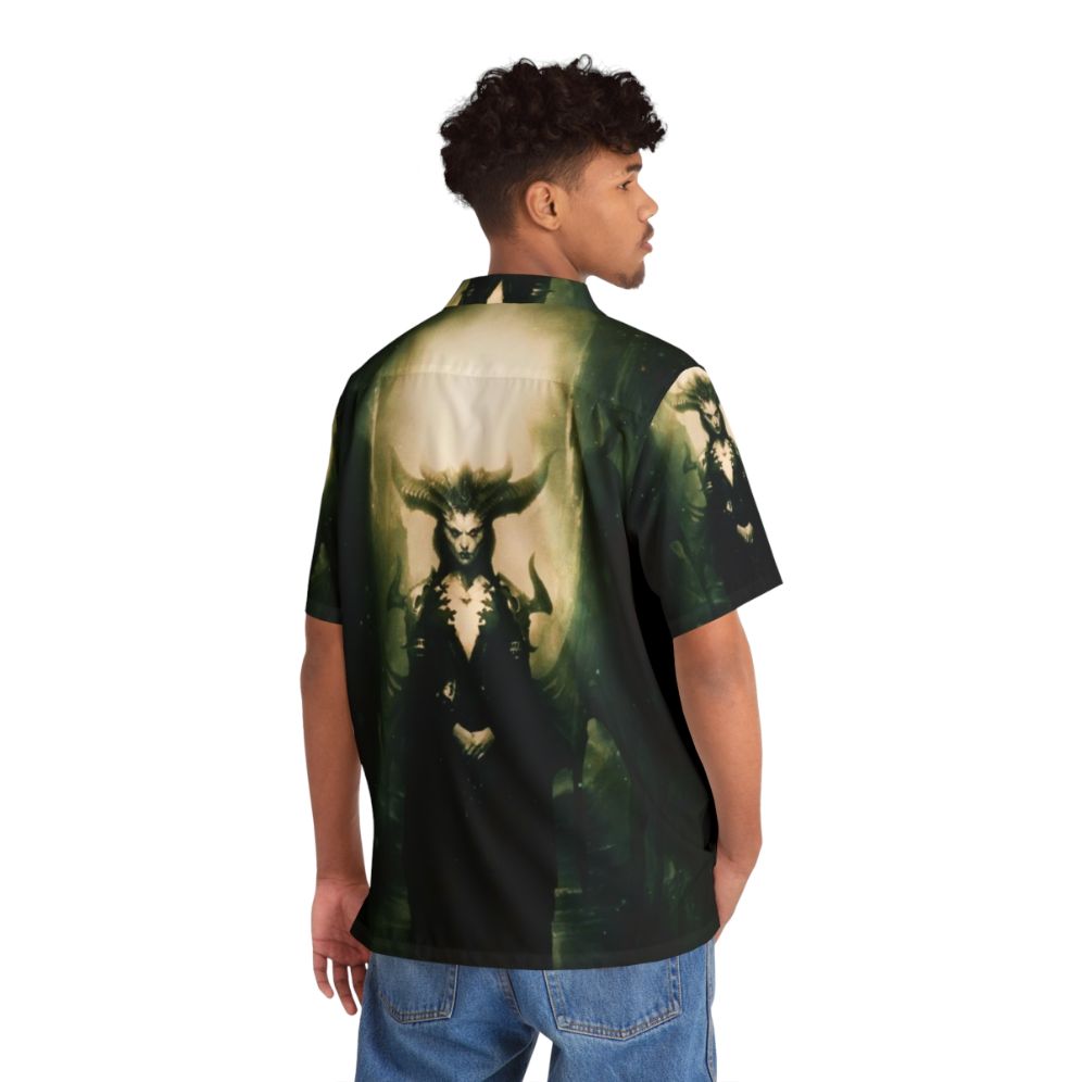 Diablo 4 Lilith Hawaiian Shirt - People Back