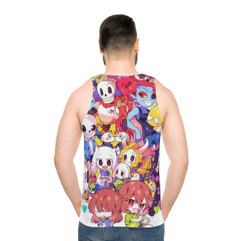 Undertale Unisex Tank Top - men back