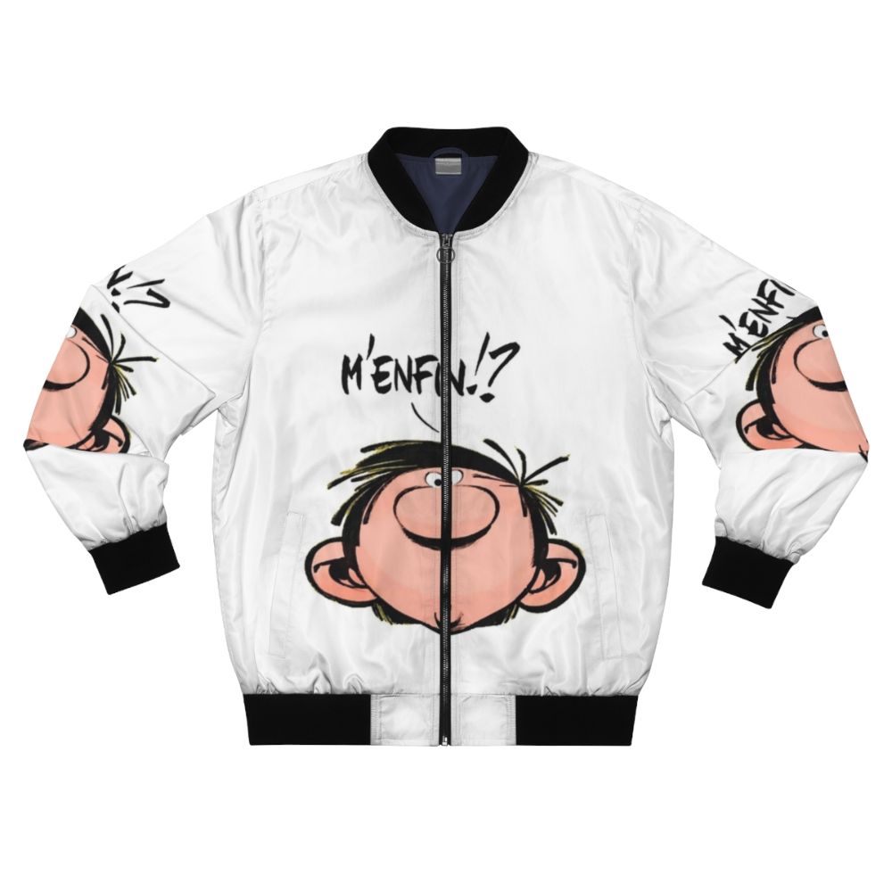 Gaston Lagaffe Spirou Cartoon Bomber Jacket