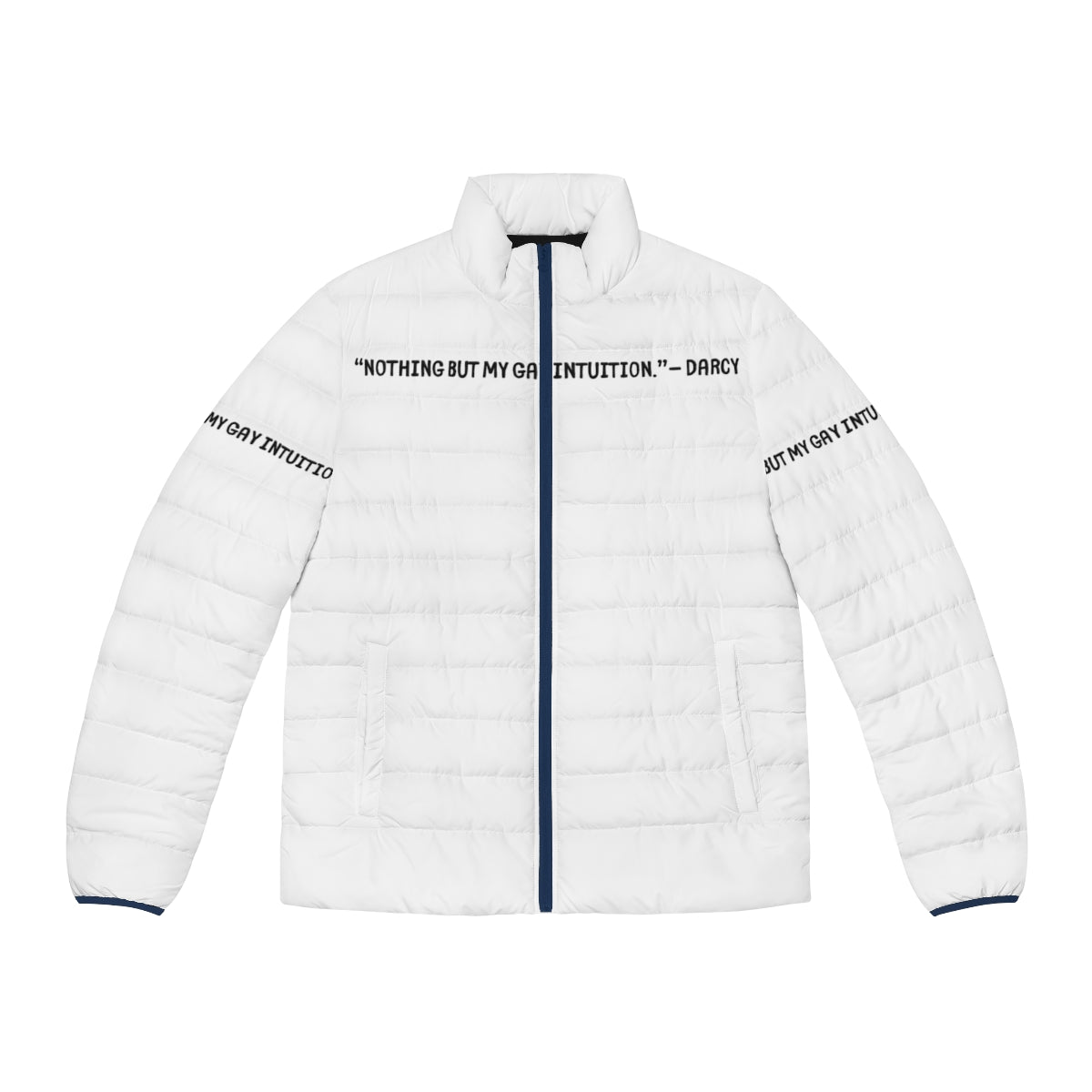 Heartstopper Gang Puffer Jacket featuring the characters from the hit Netflix series