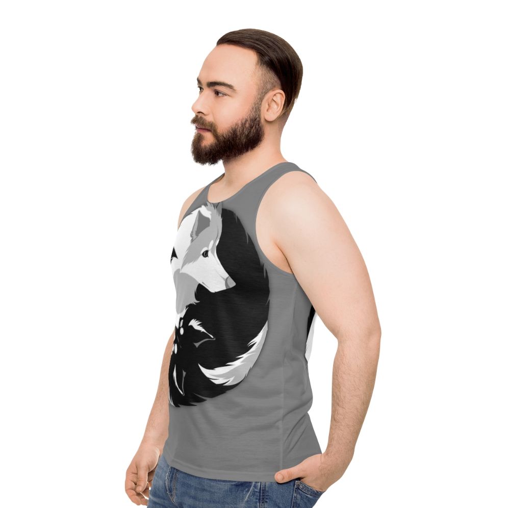 Husky Lover Unisex Tank Top - men side