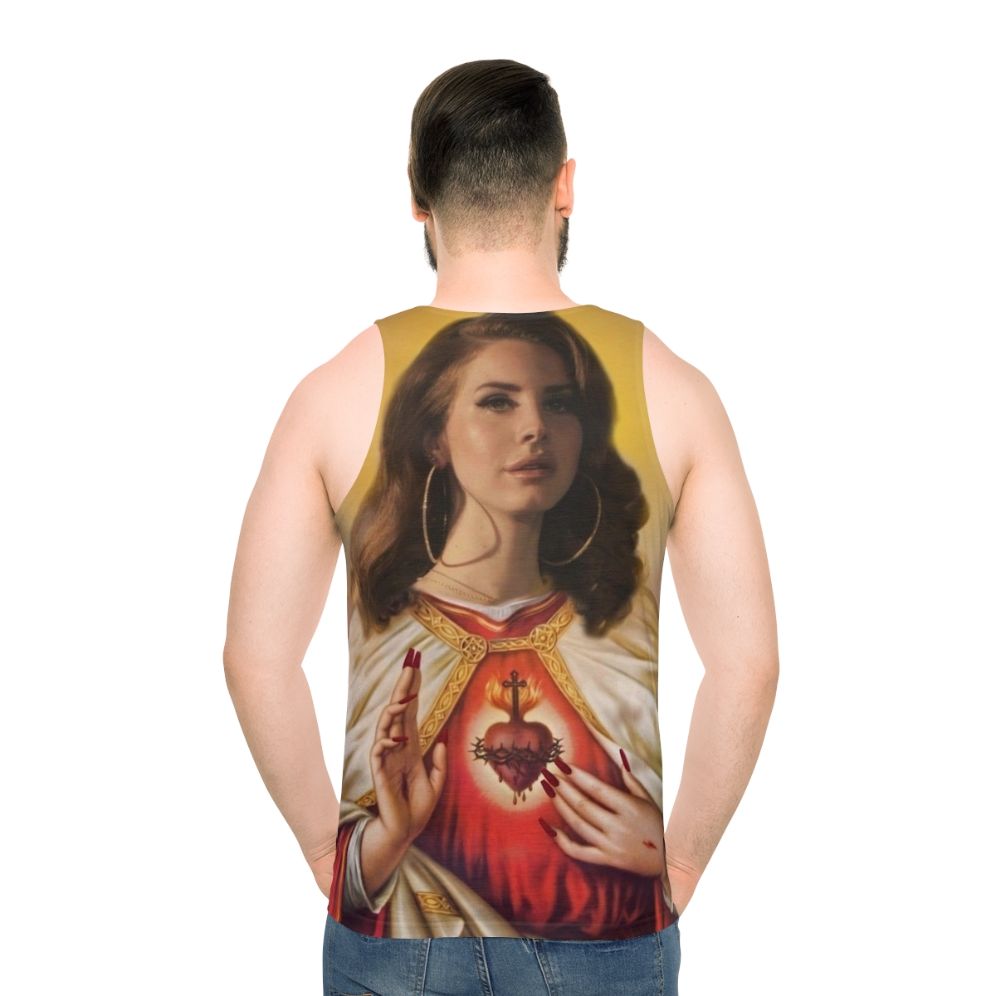 Lana Del Ray Inspired Unisex Tank Top - men back