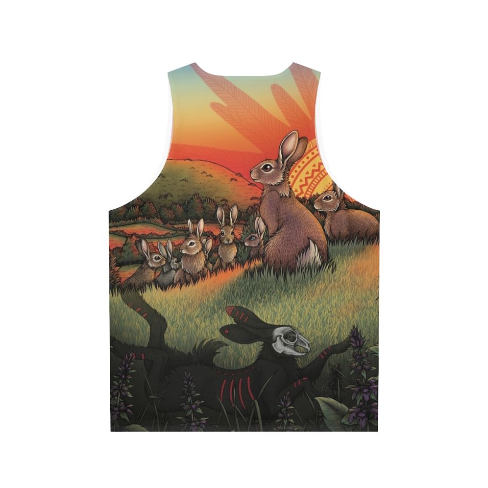 Watership Down inspired unisex tank top - Back