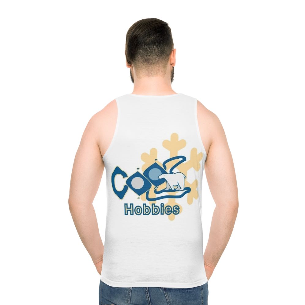 Unisex tank top for hobby enthusiasts - men back