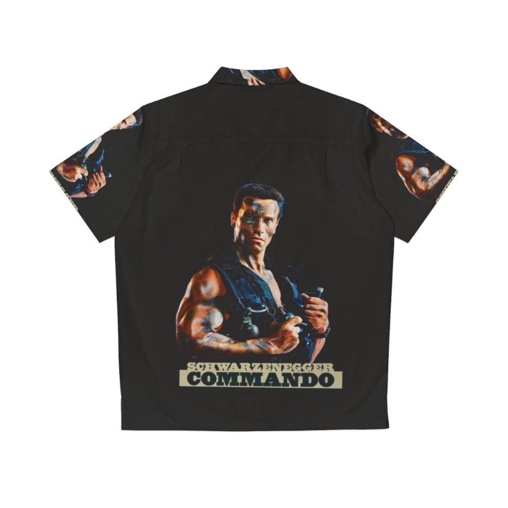 Commando Movie Poster Hawaiian Shirt - Back