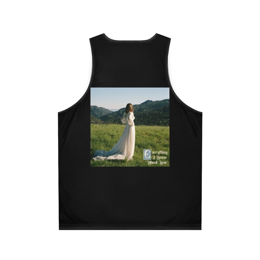 Laufey Indie Folk Musician Unisex Tank Top - Back