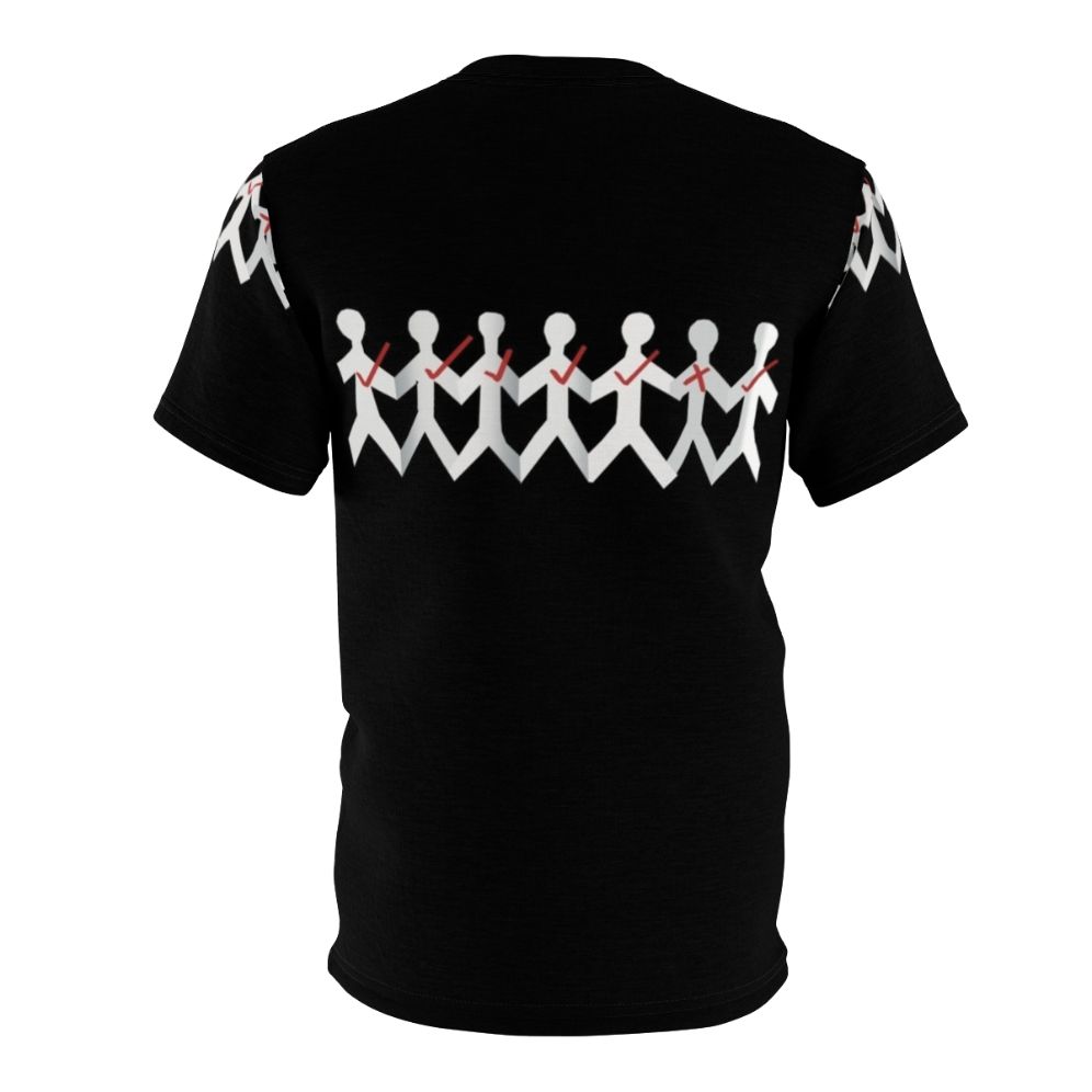 Stylish One X inspired t-shirt for fans of Three Days Grace and alternative rock - Back