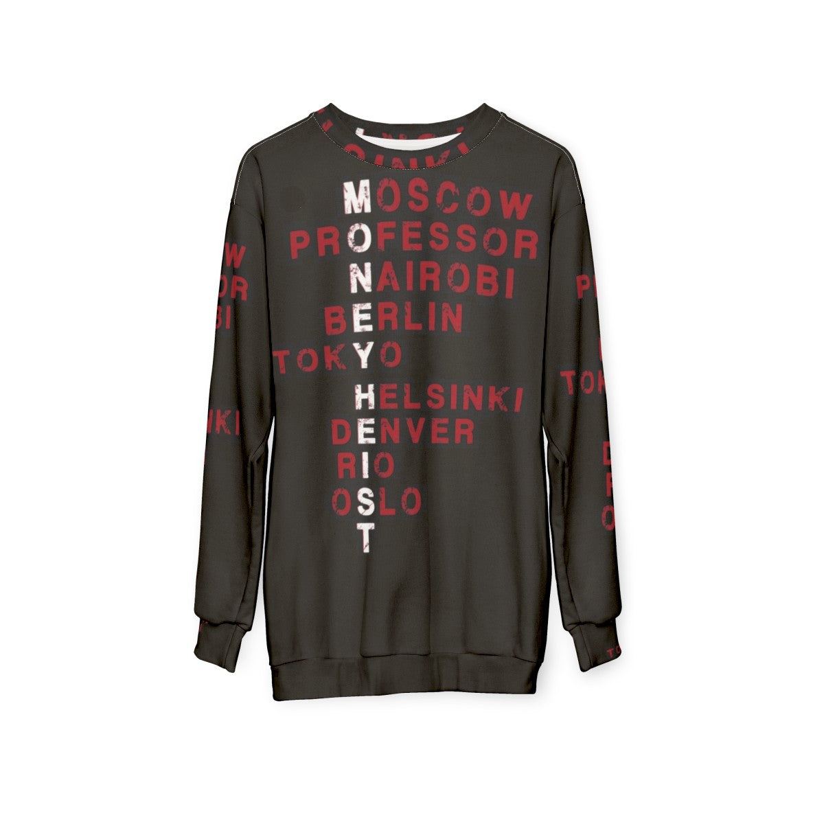 Retro Money Heist Sweatshirt - hanging