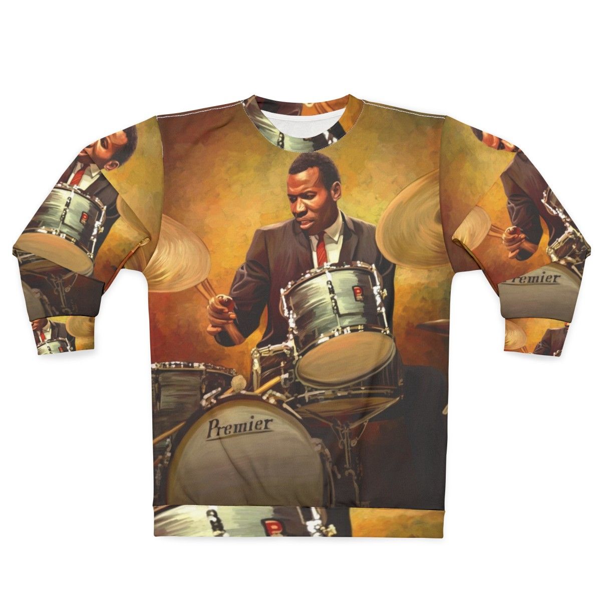 Elvin Jones Jazz Drummer Sweatshirt