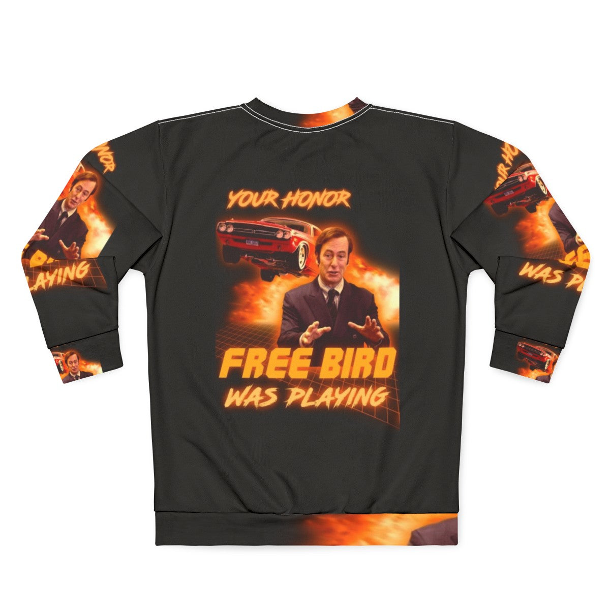 Free Bird Graphic Sweatshirt - Back