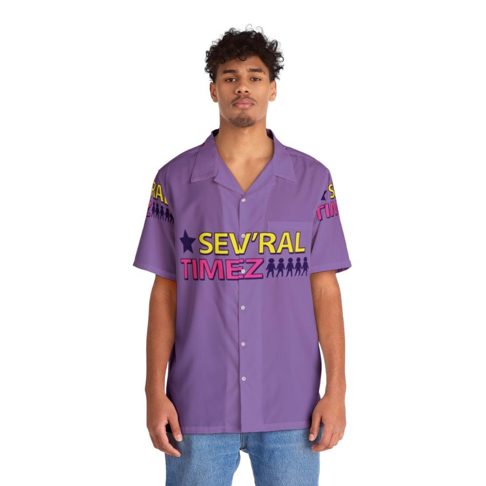 Gravity Falls "Sev Ral Timez" Hawaiian Shirt - People Front