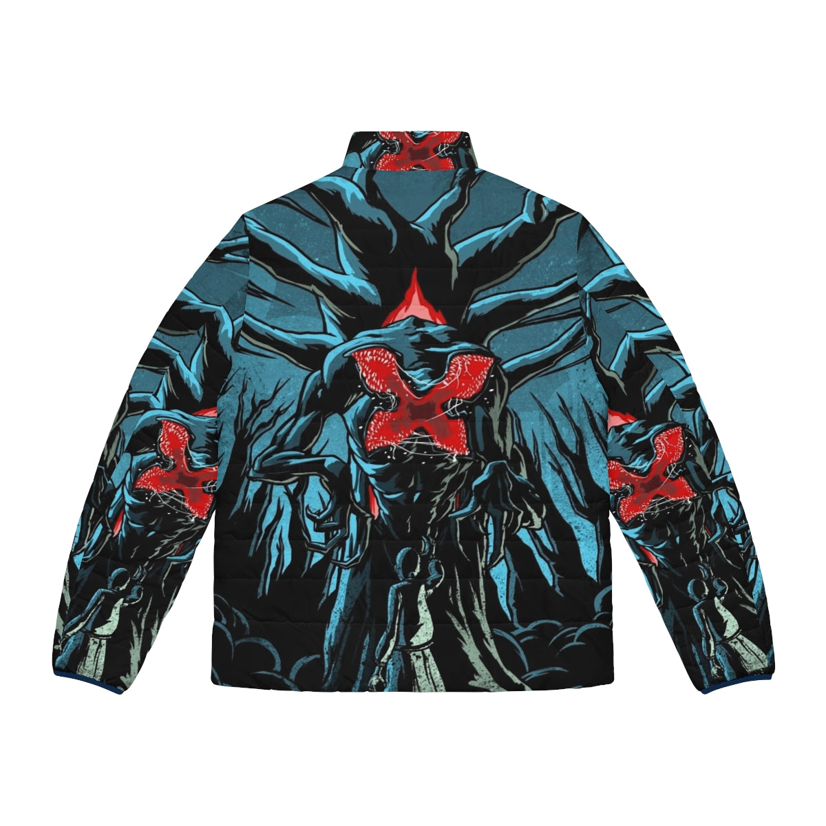 Demogorgon Puffer Jacket - Stranger Things Inspired Monster Coat - Back