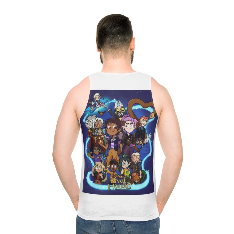 The Owl House Finale Unisex Night Light Tank Top - men back