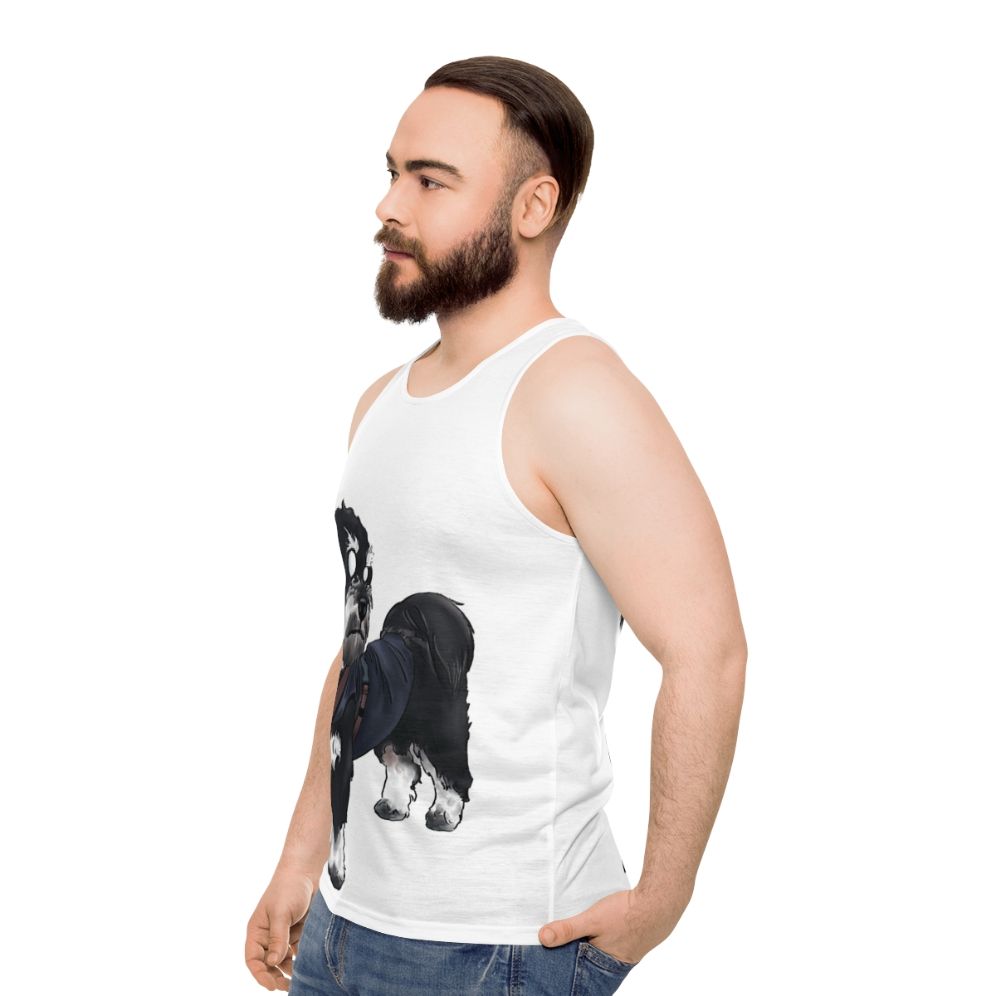 Unisex Dog Pino Pet Tank Top - men side