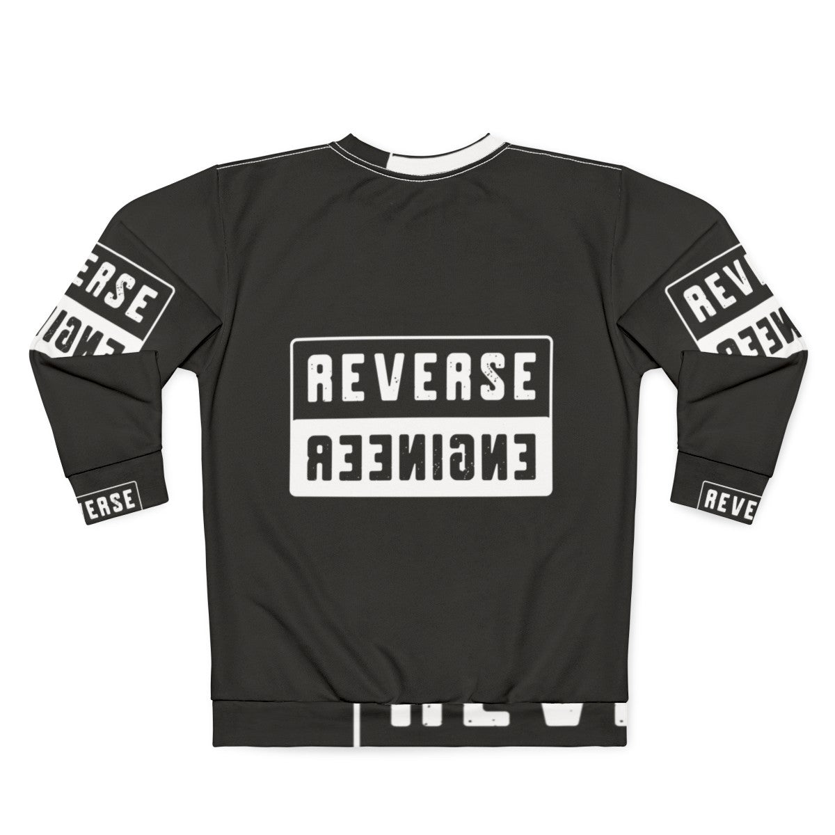 Reverse Engineer Sweatshirt 2 - Funny Engineering Humor - Back