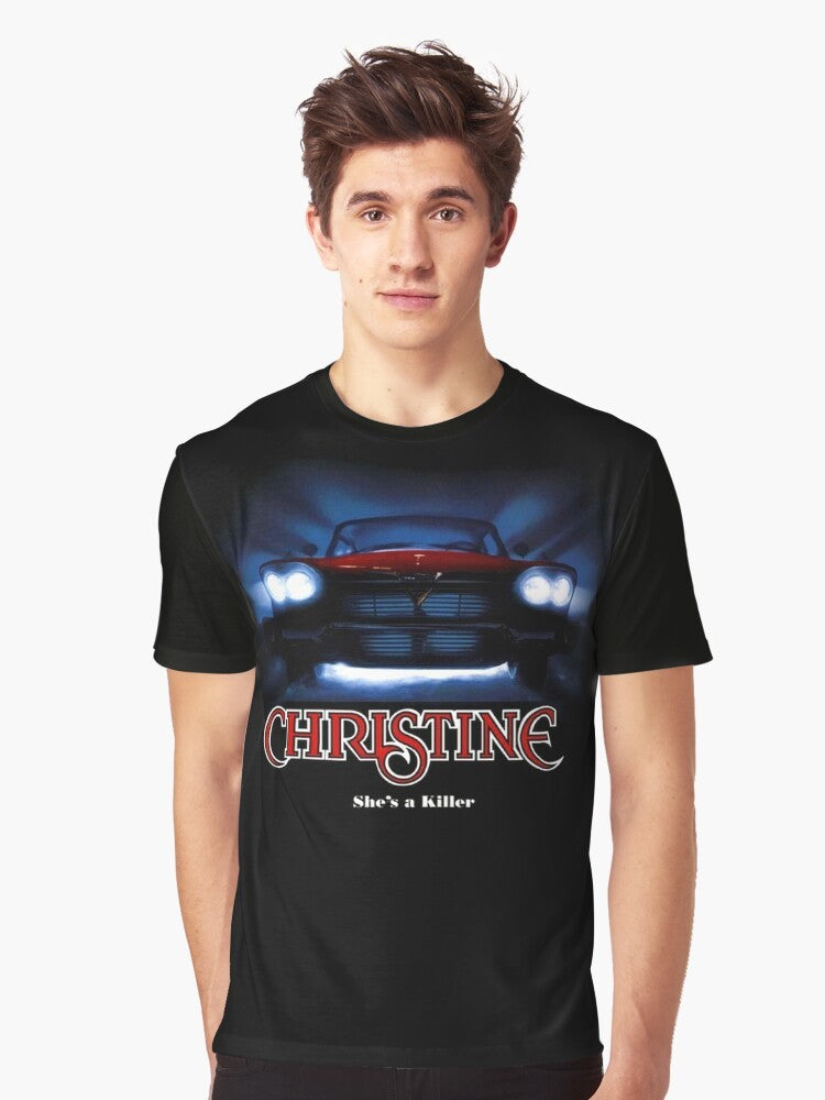 Awesome graphic t-shirt featuring the iconic car from the cult classic movie Christine - Men