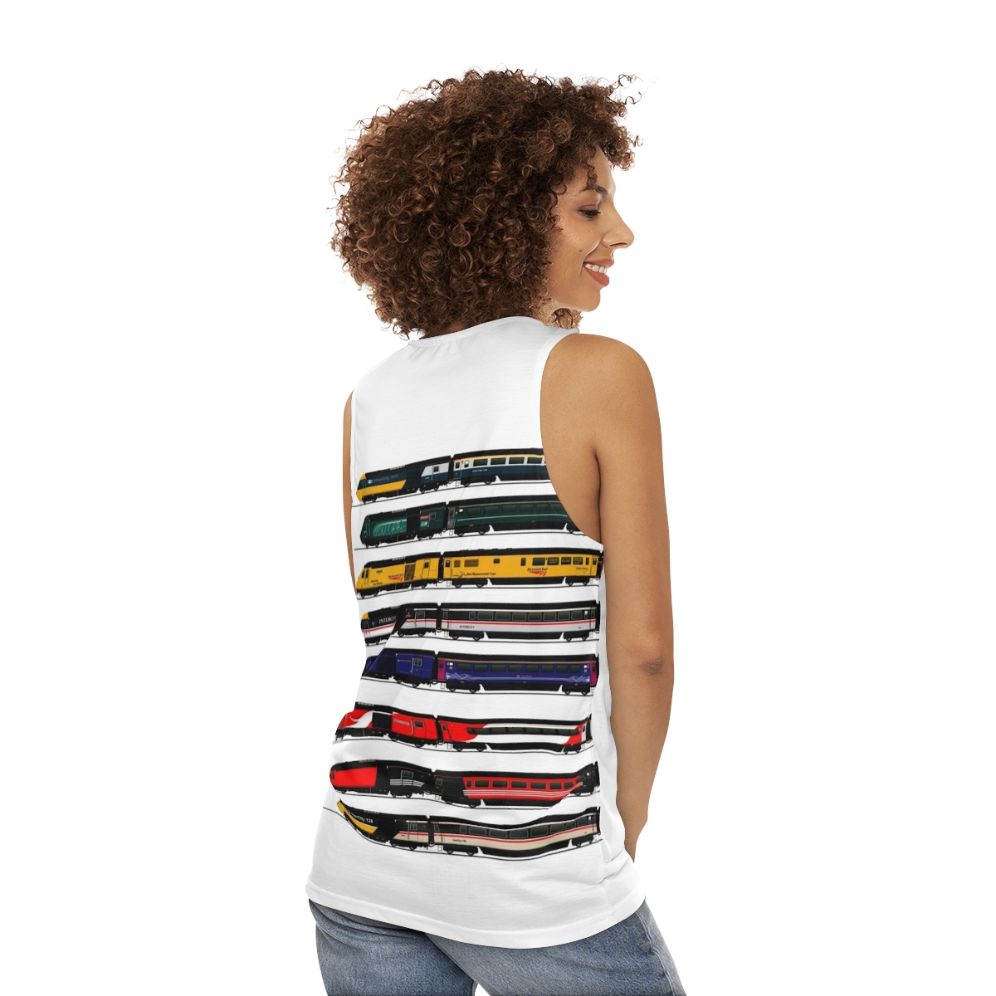 Intercity 125 HST Locomotive Unisex Tank Top - women back