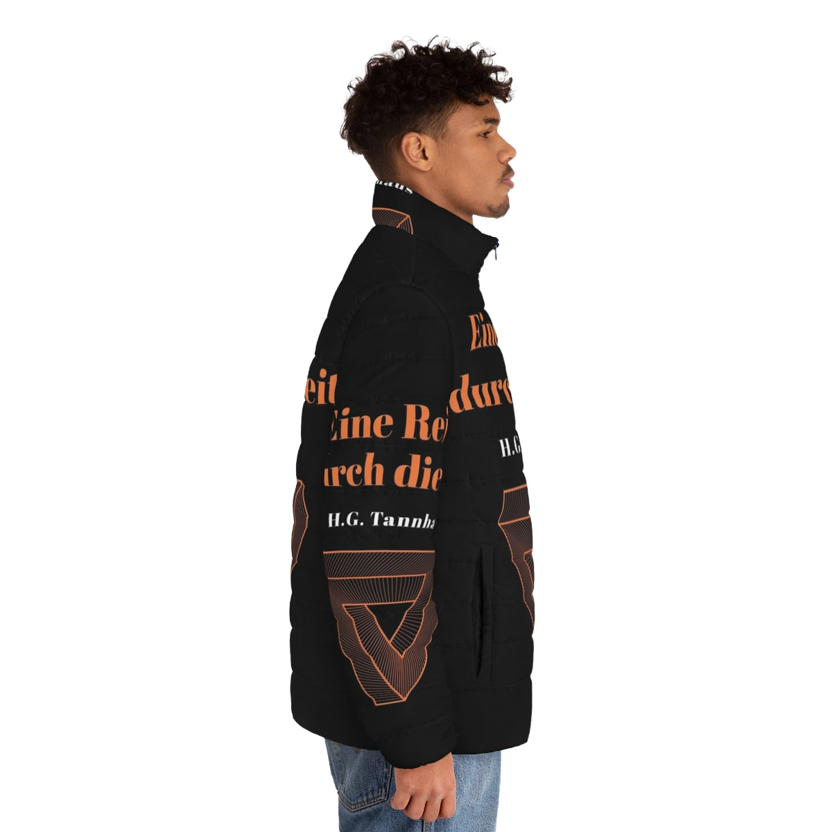 Dark Netflix Series Inspired H.G. Tannhaus Time Travel Puffer Jacket - men side right