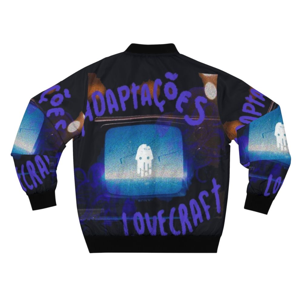 Lovecraft Country themed bomber jacket with literary and horror references - Back