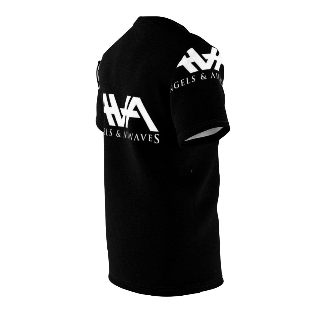 Angels and Airwaves inspired AOP t-shirt featuring the band's logo and imagery - men right