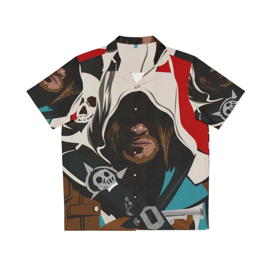 Assassins Creed Black Flag Edward Kenway Hawaiian Shirt