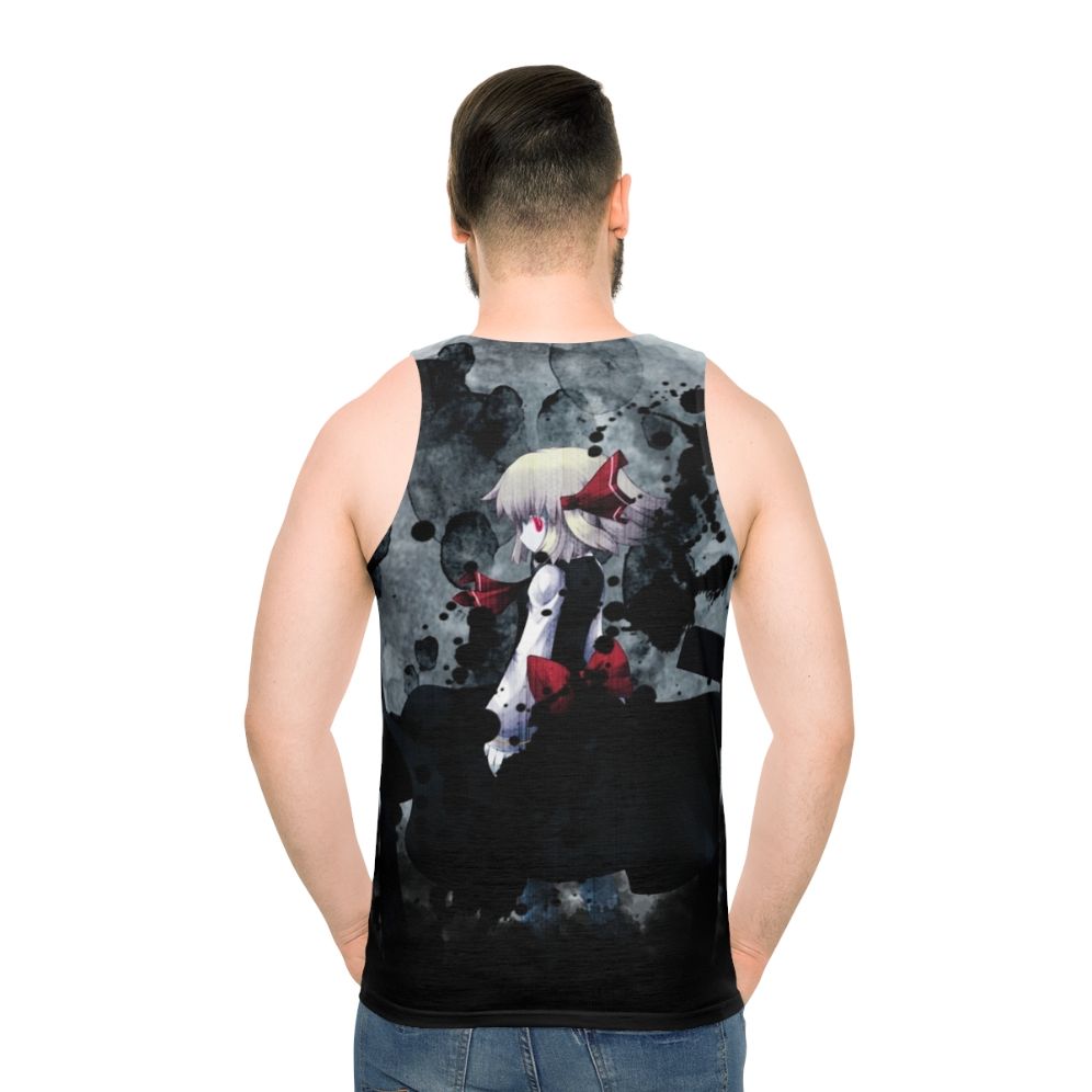 Rumia In Darkness Unisex Black Tank Top - men back