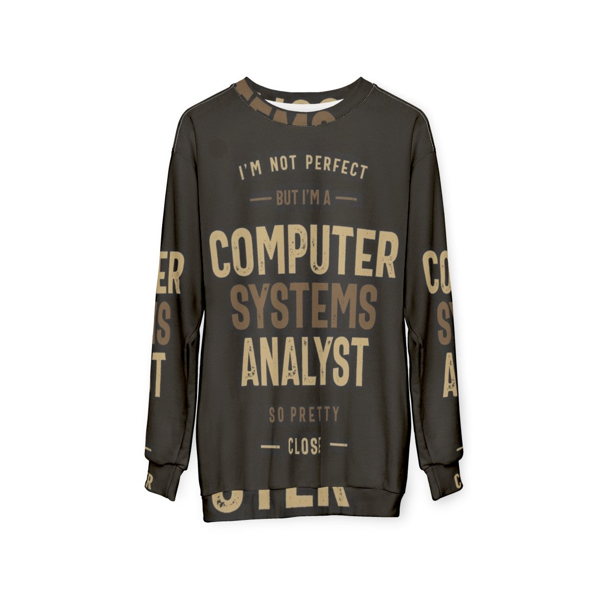 Computer Systems Analyst Sweatshirt - hanging