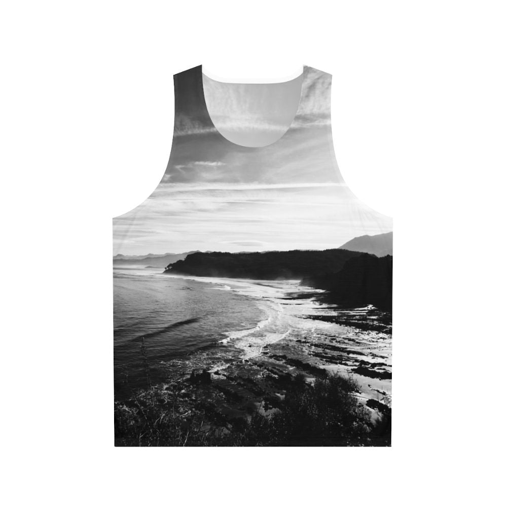 Asturias unisex tank top with landscape design