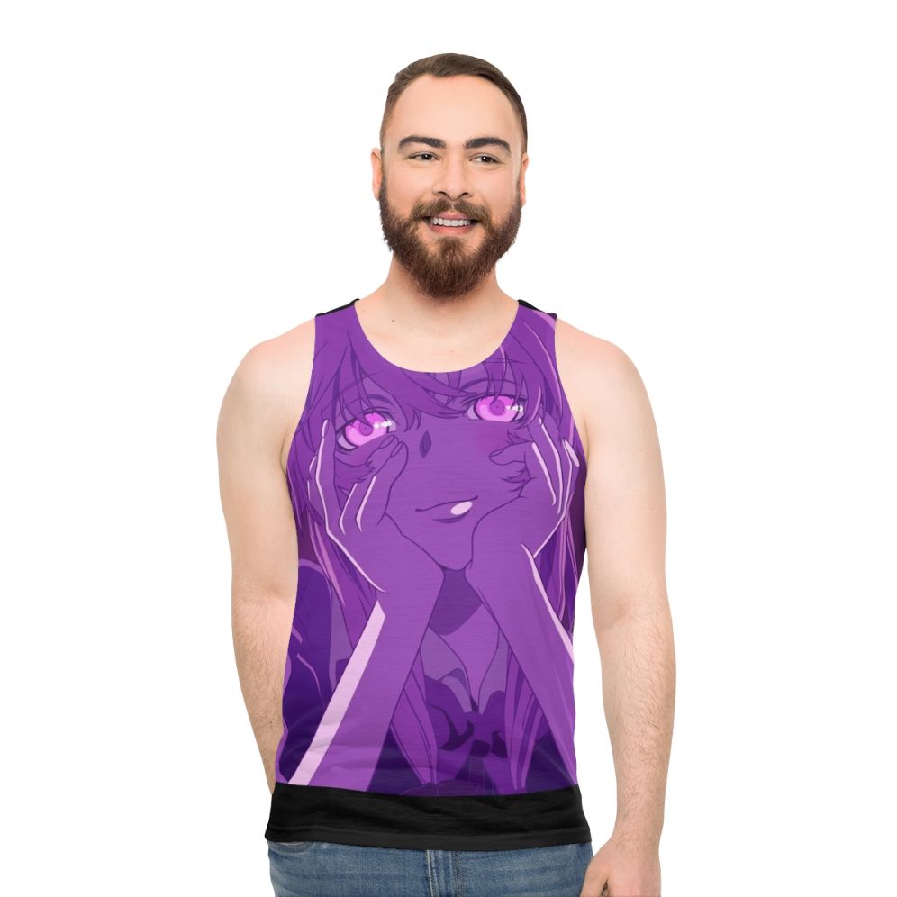 Yuno Gasai Mirai Nikki Anime Unisex Tank Top - men