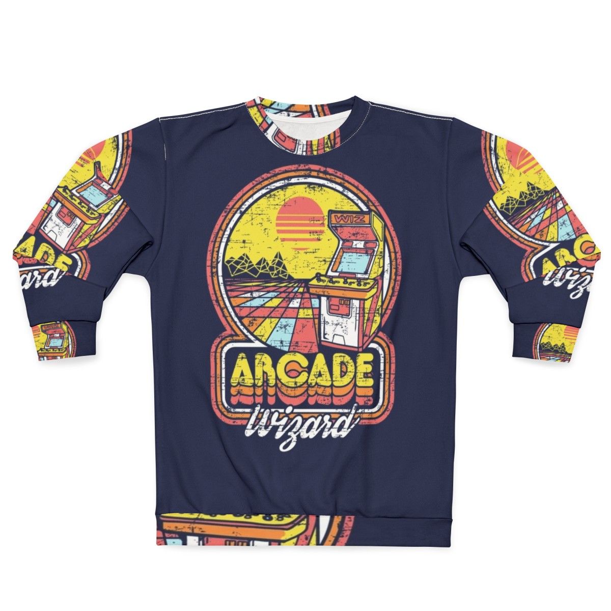 Arcade Wizard Sweatshirt for Retro Gamers