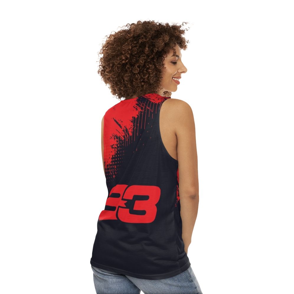 Formula One F1 Max Verstappen 33 Unisex Tank Top - women back