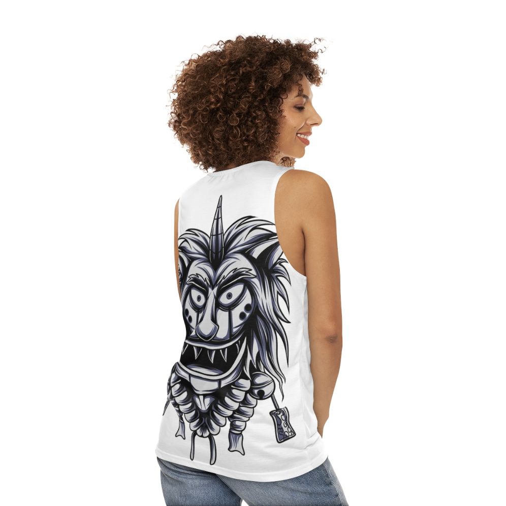 Big Mouth Hormone Monster Unisex Tank Top - women back