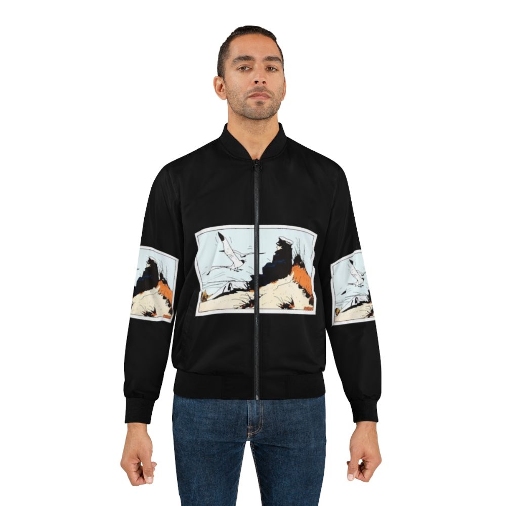 Vintage-inspired Corto Maltese bomber jacket with a retro adventure design - Lifestyle