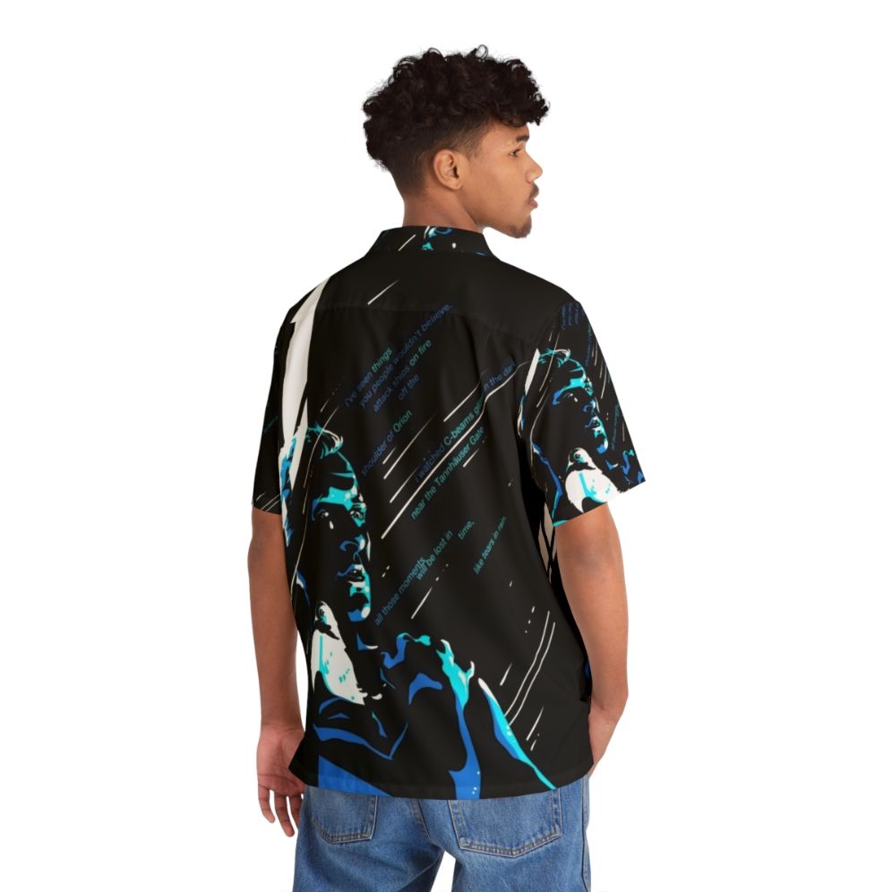 Blade Runner inspired "Like Tears in Rain" Hawaiian shirt - People Back