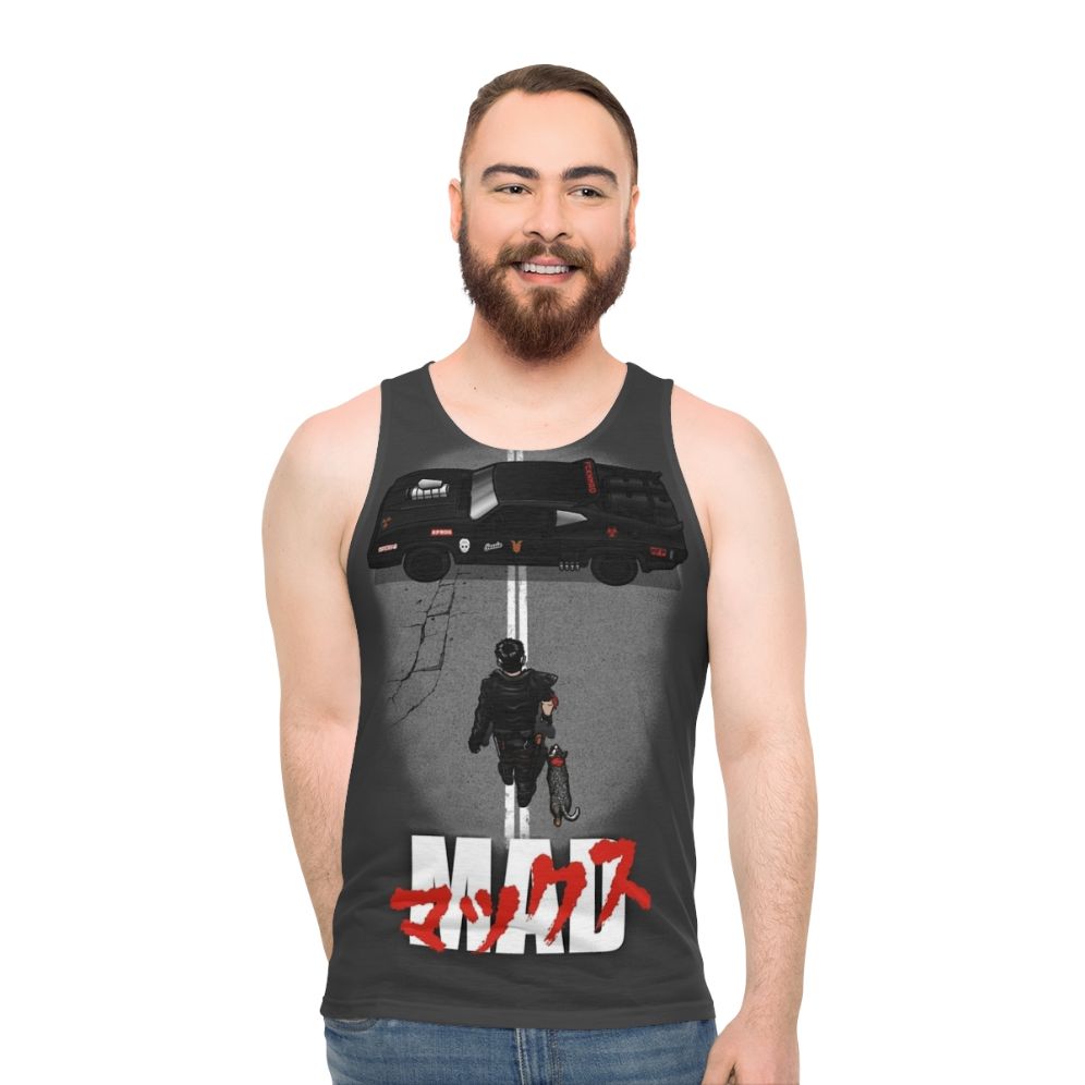 Mad Warrior Unisex Tank Top - Apocalyptic 80s Movie Clothing - men