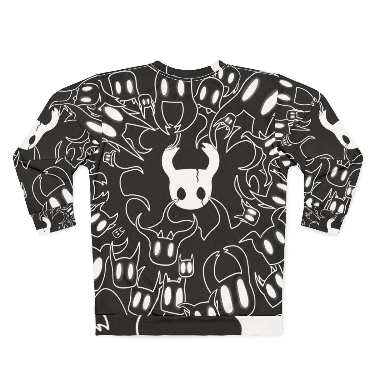 Hollow Knight doodle inspired sweatshirt with indie game artwork - Back