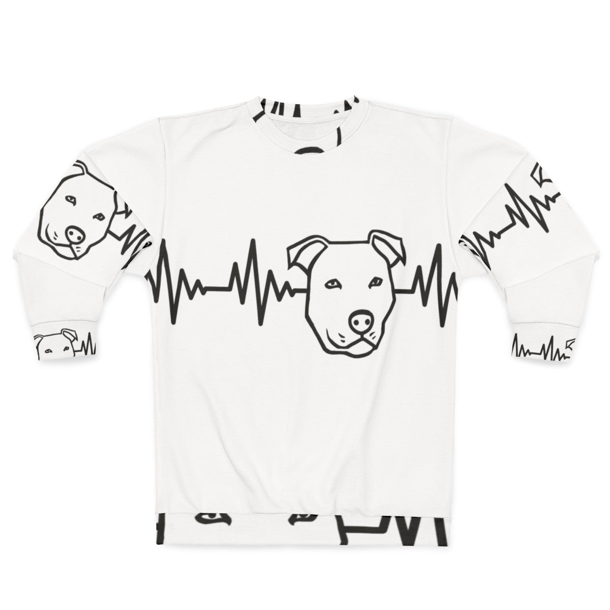 Heartbeat Pitbull Sweatshirt