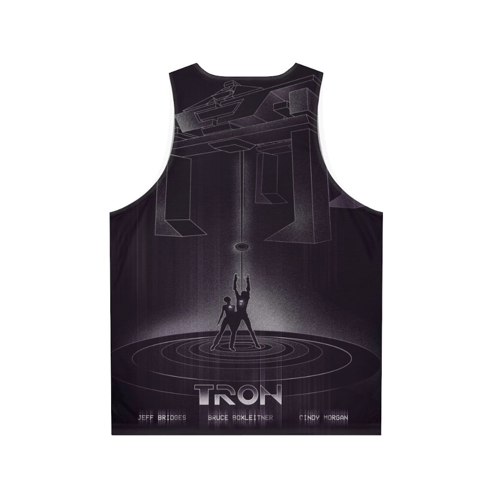 Tron Inspired Unisex Tank Top - Back