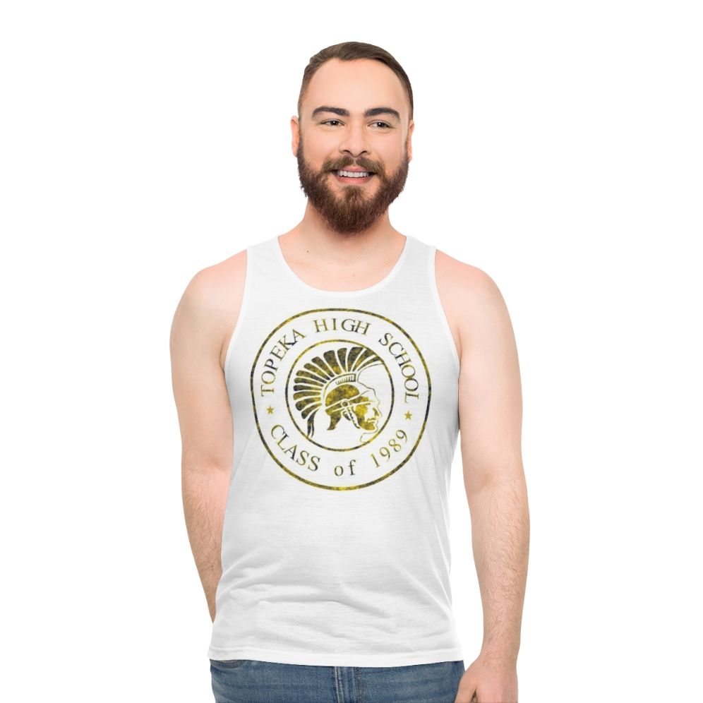 Topeka High School Class of 1989 Trojan Unisex Tank Top - men