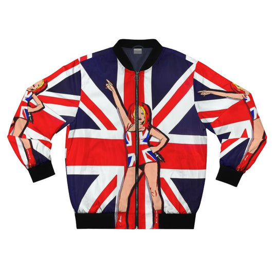 90s Union Jack Bomber Jacket for Women