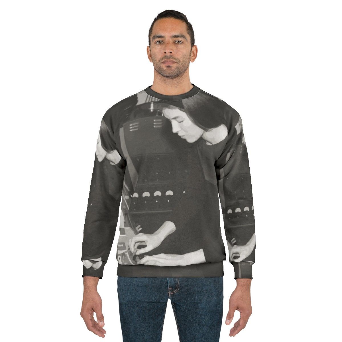 Delia Derbyshire electronic music sweatshirt - men